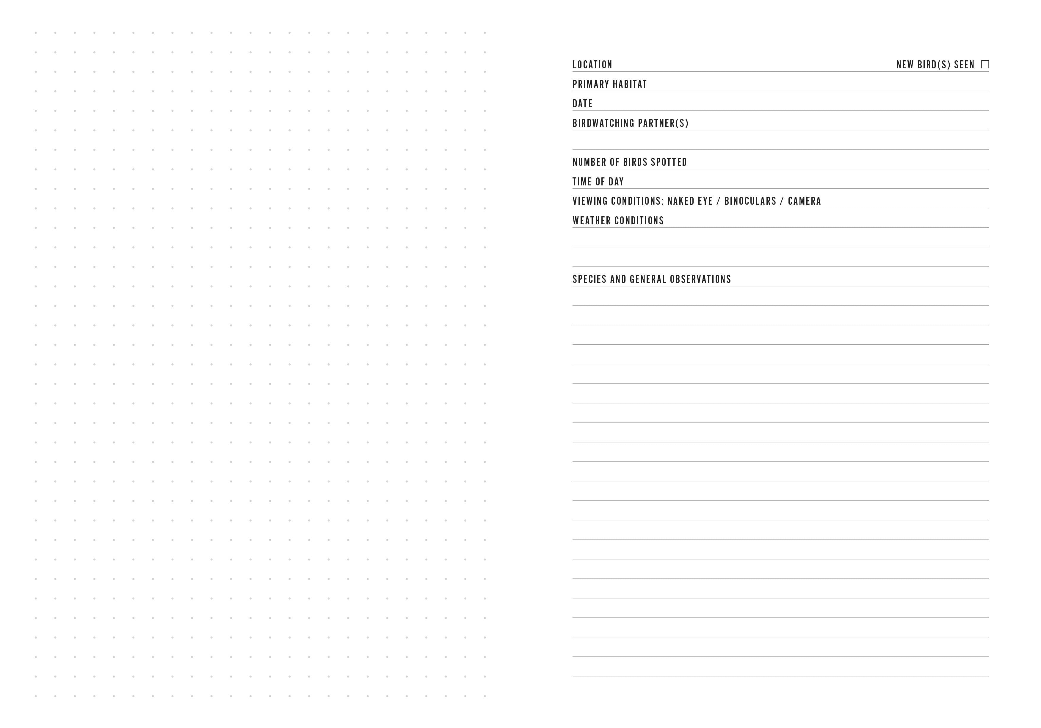 Blank form with text fields on a white background