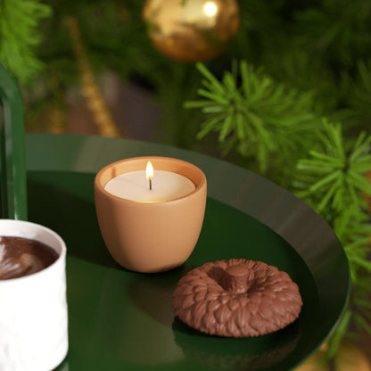 Acorn Hollow — Handcrafted Refillable Concrete Candle for Autumn